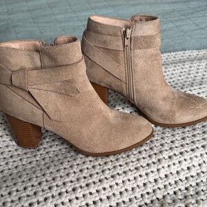 Tan Ankle Booties